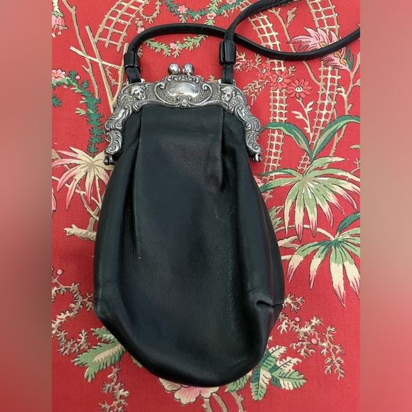 One World by Brighton Kisslock Mini Purse, vintage 90s - Picture 2 of 5